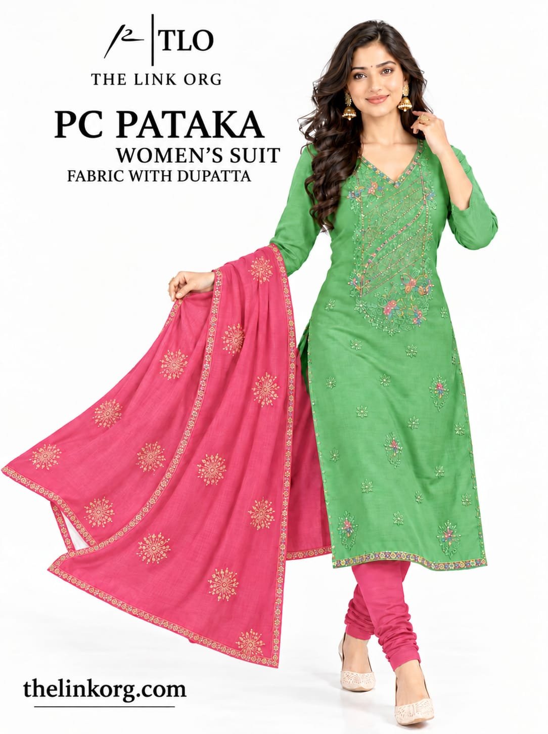 Women's Suit  Fabric with Dupatta
Cotton Fabric
Free Delivery 🚚
No Shipping charges